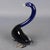 Sommerso Murano Glass Sculpture of Swan in Cobalt Blue, 1970s For Sale - Image 3 of 13