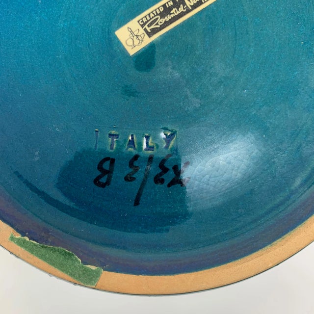 Blue 1960s Italian Bitossi Rosenthal Netter Pot For Sale - Image 8 of 9