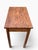 Brown Vintage Solid Oak One-Drawer Writing Desk or Console Table, Refinished For Sale - Image 8 of 11
