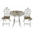 Wrought Iron Table & Chairs For Sale