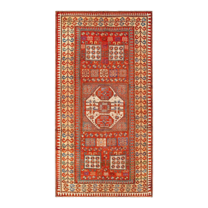 19th Century Caucasian Karachopf Kazak Carpet ( 5' x 9'9" - 152 x 297 )