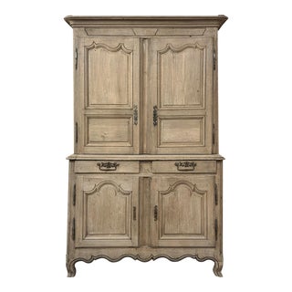 Early 19th Century Country French Buffet a Deux Corps For Sale