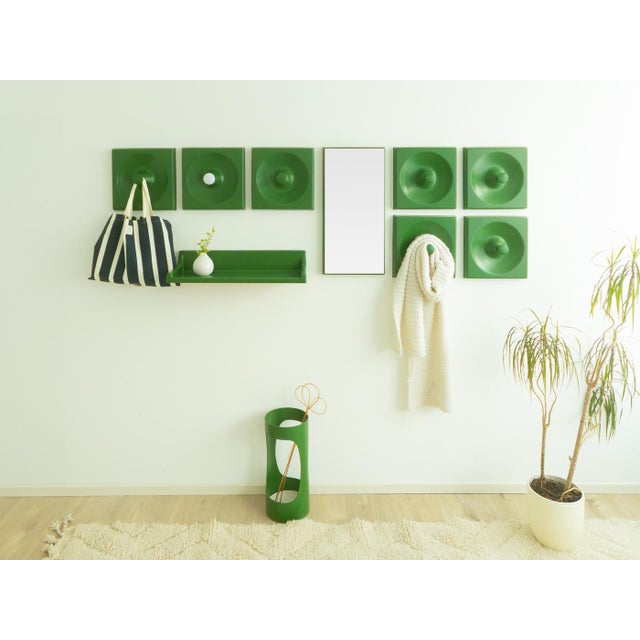 Ten-piece space age quadro wardrobe set by jürgen lange for schönbuch from the 1970s. The set features a plastic frame...