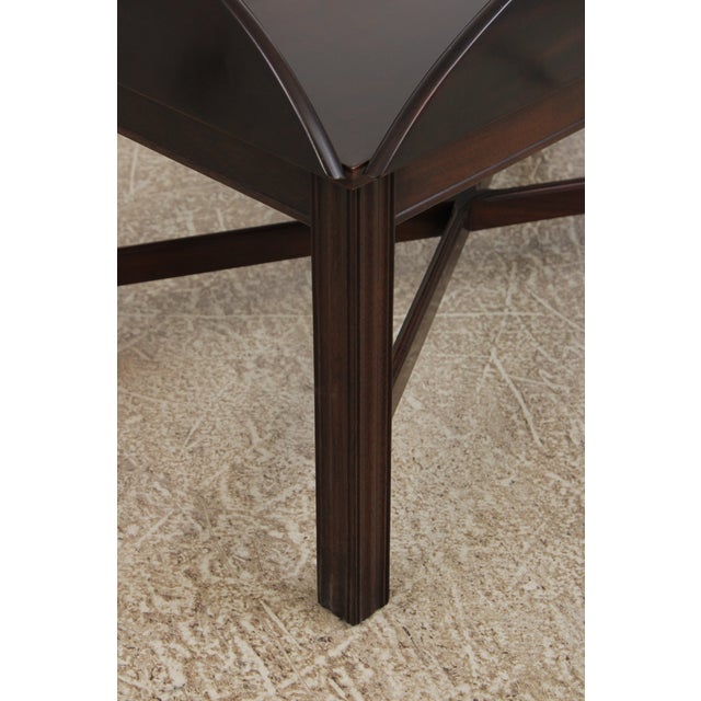 Stickley Mahogany Butlers Tray Top Table For Sale - Image 14 of 16