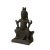 2010s Vintage Iron Metal Finish Rustic General Guan Warrior Worship Small Figure For Sale - Image 5 of 7