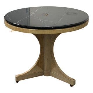 Bobo Intriguing Objects Regency Style Marble Side Table For Sale