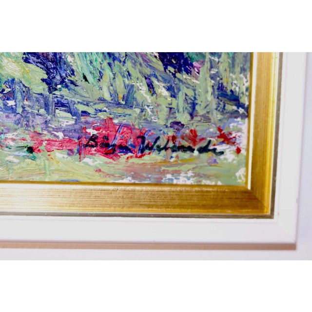 Modern Birger Welander, Mountain Landscape, Oil on Board For Sale - Image 3 of 11