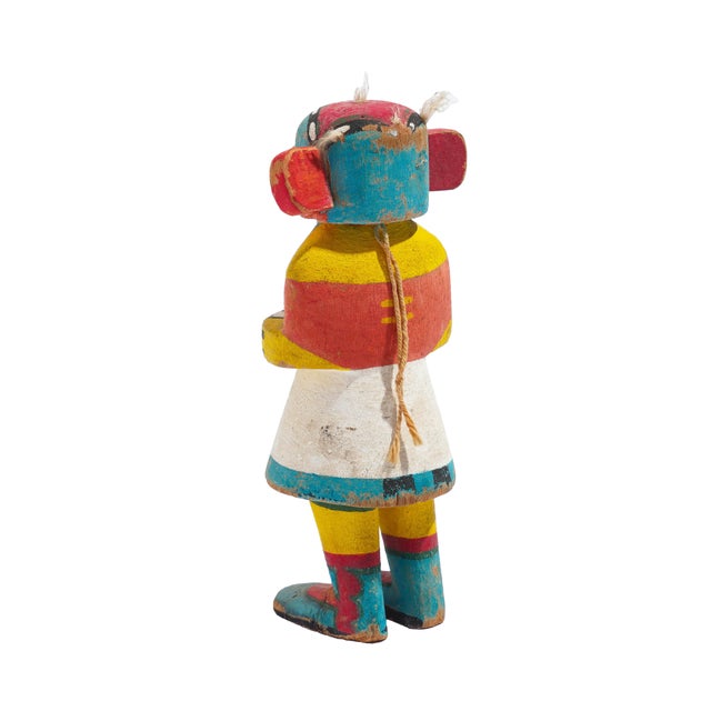 Mid-Century Hopi Traditional "Old Style" Bird Kachina Doll, 1950's For Sale - Image 4 of 9
