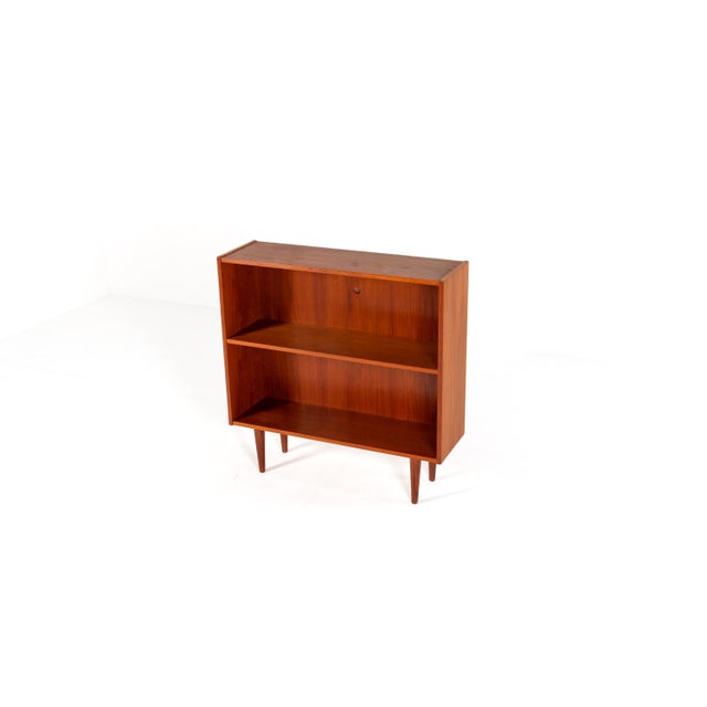 Mid-Century Modern Danish Teak Bookcase, 1960s For Sale - Image 4 of 11
