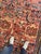 1900 - 1909 Antique Heriz Village Carpet Rare Camel Border with Coral Ground in Naive Harshang Design with Sickle Leaf Motif Rug 9.4 x 11.4 For Sale - Image 5 of 16