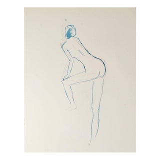 Nude Woman, 20th Century, Pencil on Paper For Sale