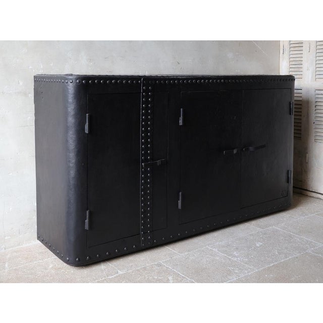 Antique Industrial Riveted Sideboard, 1890s For Sale - Image 4 of 13
