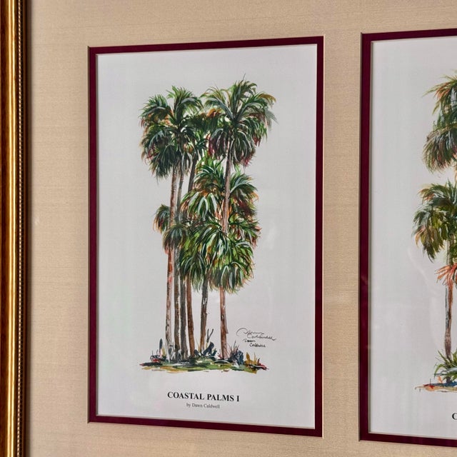 Coastal Palms by Dawn Caldwell Print For Sale - Image 4 of 8
