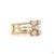 Gold 0.5 Carat Round Brilliant Cut Diamond Gold Ring, Size 6.5 For Sale - Image 8 of 9