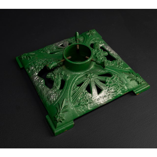 Art Nouveau Cast Iron Christmas Tree Stand, 1920s For Sale - Image 15 of 15
