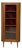 Vintage Corner Cabinet in Teak, 1960s For Sale