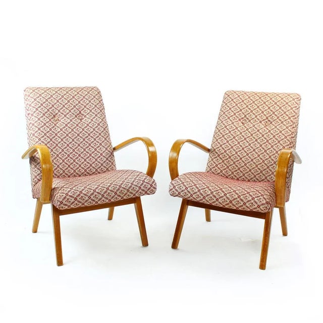Mid-Century Armchair from TON, Czechoslovakia, 1960s For Sale - Image 17 of 17