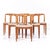 Johannes Andersen for Uldum Mobelfabrik Mid Century Teak Juliane Chairs – Set of 6 Each chair measures: 19.75 wide x 20...