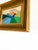 Abstract "Tulip Mountain #2" 2026 Mini Painting With Vintage Frame by Jessalin Beutler For Sale - Image 3 of 3
