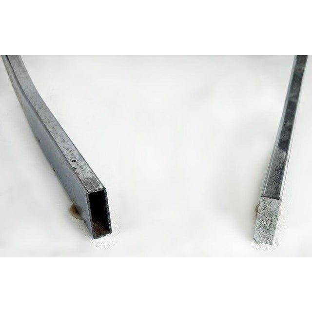 Late 20th Century Attributed to Milo Baughman Howell Burd Chrome Tufted Velvet Chairs, a Pair For Sale - Image 13 of 15