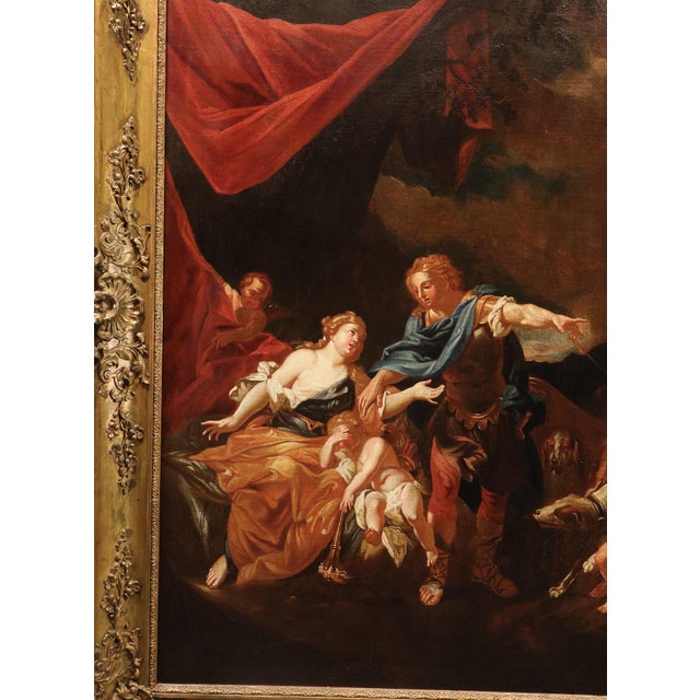 Corrado Giaquinto, Venus and Adonis, 1750, Oil on Canvas, Framed For Sale - Image 11 of 14