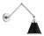 Metal Chapman & Myers by Visual Comfort Studio Wellfleet Double Arm Cone Task Sconce, Midnight Black & Polished Nickel For Sale - Image 7 of 7