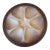 Vintage French Purple and Cream Oyster Plate For Sale