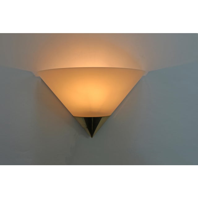 Metal Brass Wall Lamps from Glashütte Limburg, 1970s, Set of 2 For Sale - Image 7 of 9