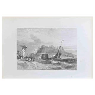 James Duffield Harding, Whitby, Lithograph, 19th Century For Sale