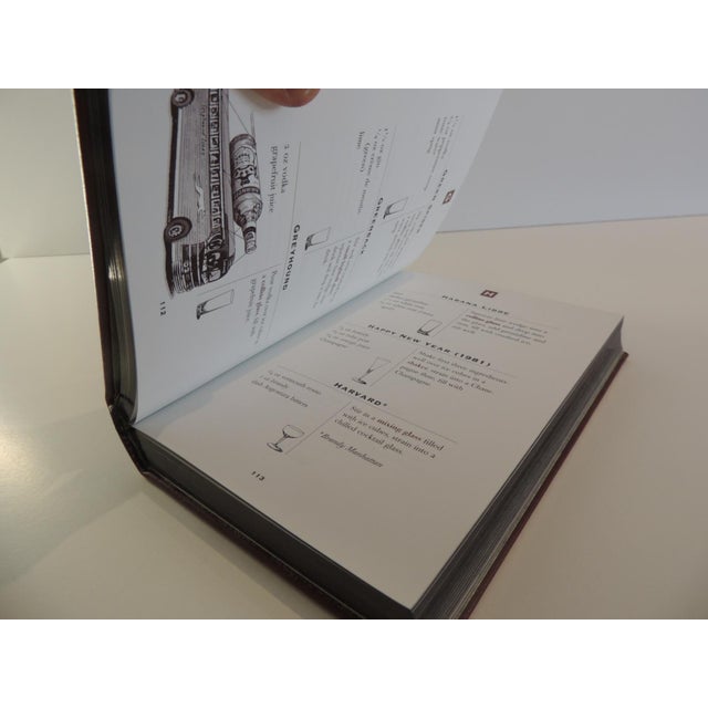 American Leather Bond American Bar Book by Charles Schumann For Sale - Image 3 of 8