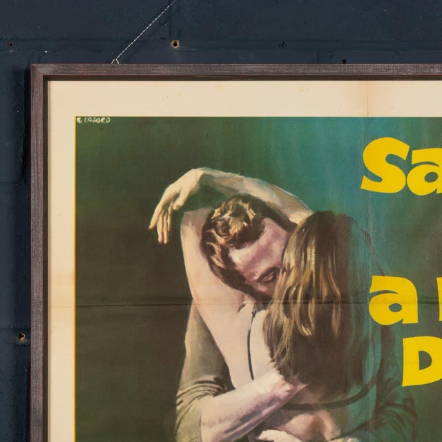 Mid-Century Modern Vintage Italian Film Poster in Paper, 1979 For Sale - Image 3 of 18