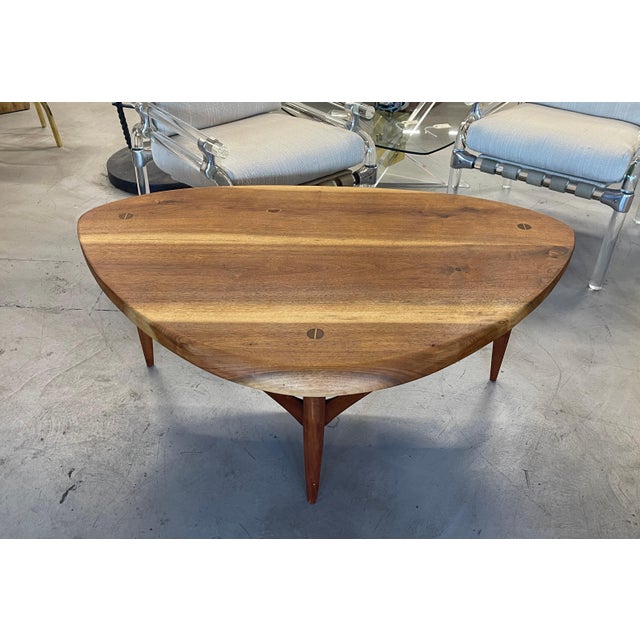 Early 20th Century Scandinavian Mid-Century Guitar Pick Leaf Table For Sale - Image 16 of 18