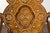 Moroccan Richly Inlaid Armchair with Carved Back and Scrolling Arms, circa 1900 For Sale - Image 9 of 12