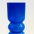 Mid-Century Modern Mid Century Cobalt Blue Hooped Art Glass Vase by Bo Borstrom for Aseda Glasbruk, Sweden For Sale - Image 3 of 8