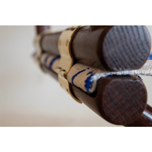 1970's McGuire Director's X-Chair For Sale In Miami - Image 6 of 11