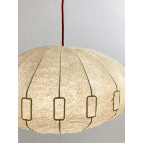 Plastic Mid-Century Modern Pendant Lamp attributed to Achille Castiglioni from Hille, Italy, 1960s For Sale - Image 7 of 12