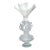 Vintage Satin Glass Centerpiece in the Style of Lalique For Sale