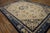Textile A Beige Field Adorned With Blue Floral Sprays and Central Medallion Antique Chinese Peking Rugug For Sale - Image 7 of 12