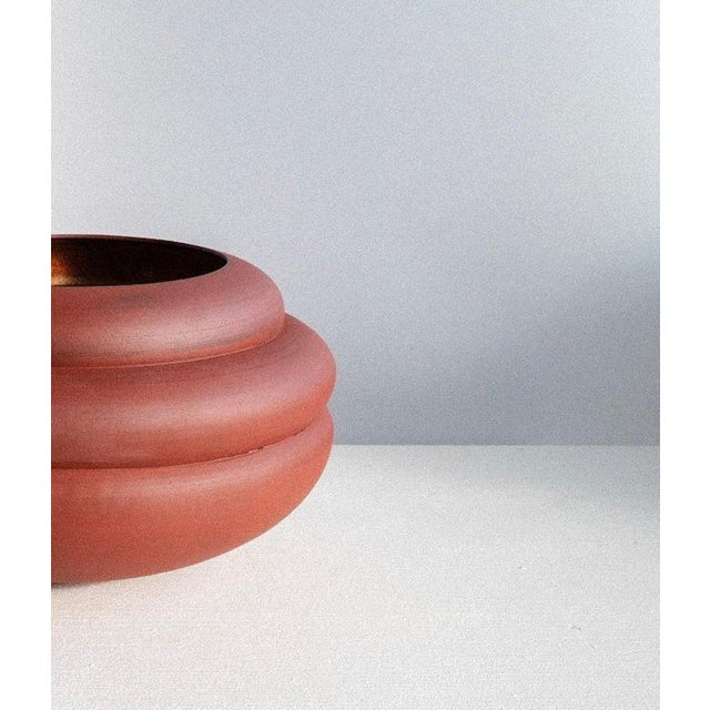 Not Yet Made - Made To Order Vase in Iron-Rich Stoneware with Glazed Interior by Robin Kerr For Sale - Image 5 of 7