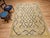 Textile Vintage French Area Rug, Hand-Knotted Wool, Allover Geometric Design, Tan & Black, 6x9 For Sale - Image 7 of 17