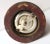 Burgundy Italian Leather Peppermill, Mid-20th Century, Italy For Sale - Image 8 of 8