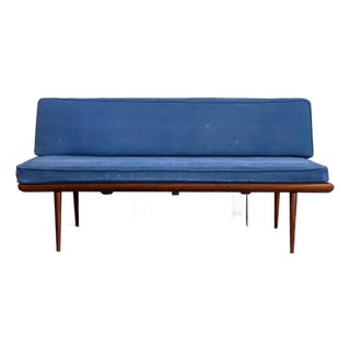 1950s Danish Peter Hvidt Teak Minerva Daybed For Sale