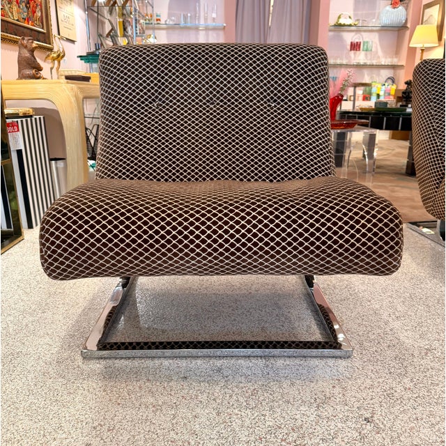 Mid-Century Modern Vintage 1970's Lounge Chair by Adrian Pearsall for Comfort Designs /Item For Sale - Image 3 of 12