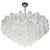 Modernist Opalescent and Clear Murano Glass Barbell Chandelier For Sale - Image 10 of 10