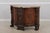 French Vintage Louis XV Style Carved Inlaid Commode Server W. Marble Top For Sale - Image 3 of 18