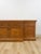 Antique Style Oak Office Credenza With Locking Doors and Finished Back For Sale - Image 4 of 17