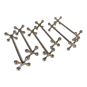 Vintage Christofle Silverplate Knife Rests- Set of 6