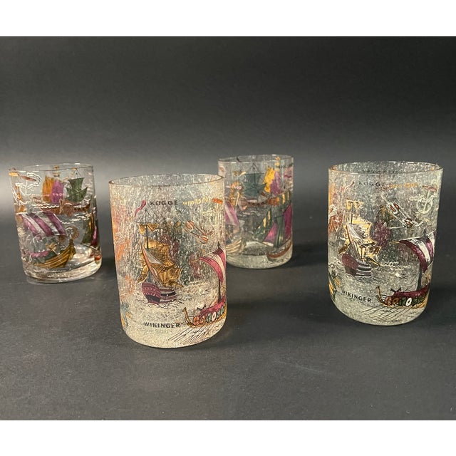 Vintage Whiskey Glasses, 1940s, Set of 4 For Sale - Image 10 of 12