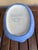 John Hall 1930s Art Deco Hall China 5118 Periwinkle Blue Ceramic Pitcher/Lid Montgomery Ward For Sale - Image 4 of 6