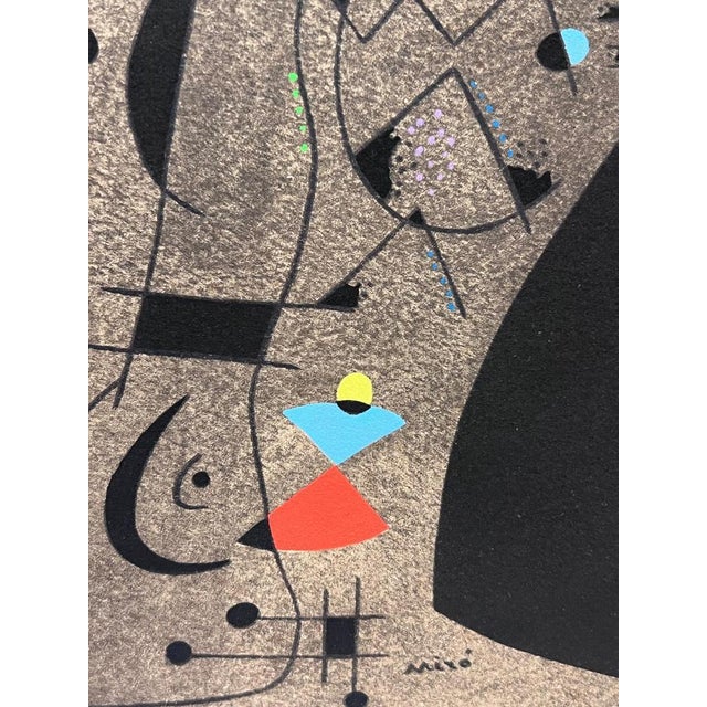After Joan Miró, Woman in the Night (Constellations), 1959 For Sale - Image 8 of 9
